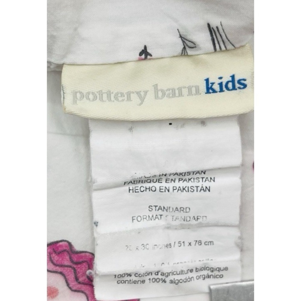 4pc POTTERY BARN KIDS Queen MAGICAL UNICORN ORGANIC SHEET SET FLANNEL See photos - Picture 5 of 12